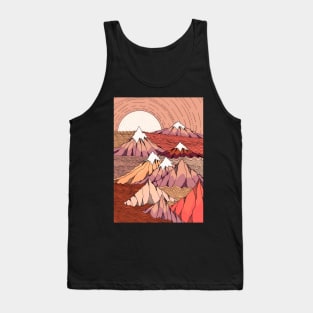 Sand ocean cliffs Tank Top